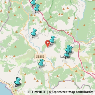 Mappa Strada Provinciale 45 di Nemoli, 85040 Lauria PZ, Italia (6.07)