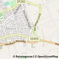 Hartă Alezio