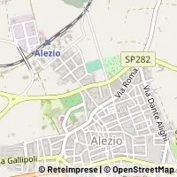 Hartă Alezio