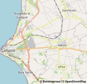Mappa 73014 Alezio LE, Italia (3.1345)