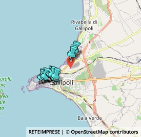 Mappa Via Abruzzo, 73014 Gallipoli LE, Italia (1.40813)