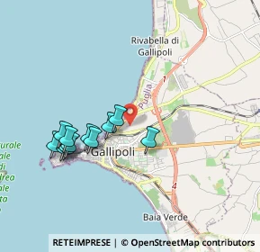 Mappa Via Abruzzo, 73014 Gallipoli LE, Italia (1.90455)