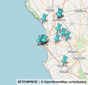 Mappa Via Abruzzo, 73014 Gallipoli LE, Italia (5.684)