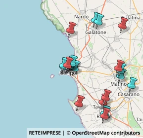 Mappa Via Abruzzo, 73014 Gallipoli LE, Italia (8.328)