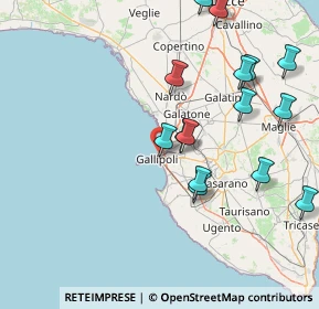 Mappa Via Abruzzo, 73014 Gallipoli LE, Italia (18.74733)