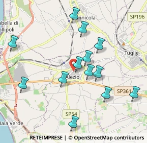 Mappa Via Roma, 73011 Alezio LE, Italia (2.12231)