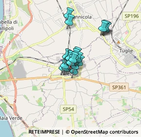 Mappa Via Roma, 73011 Alezio LE, Italia (1.065)