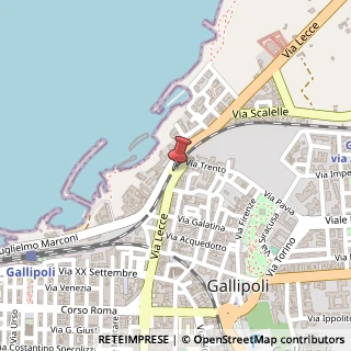 Mappa Via lecce, 73014 Gallipoli, Lecce (Puglia)