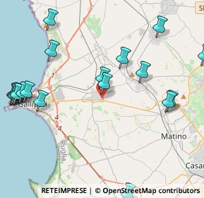 Mappa Via Aletium, 73011 Alezio LE, Italia (6.0135)