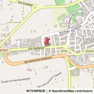 Mappa Via Gallipoli,  38, 73011 Alezio, Lecce (Puglia)