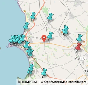 Mappa Via Duca di Genova, 73011 Alezio LE, Italia (5.047)