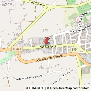 Mappa Via Gallipoli, 41, 73011 Alezio, Lecce (Puglia)