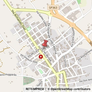 Mappa Via San Michele, 52, 73037 Acquarica del Capo, Lecce (Puglia)