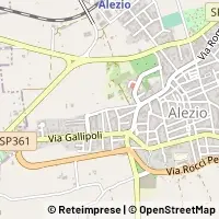 Mapa Alezio