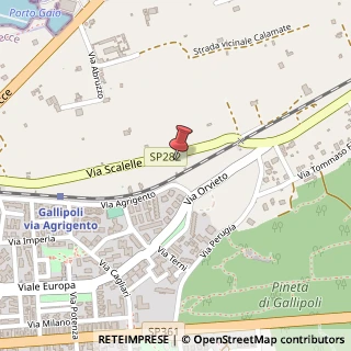 Mappa Via Scalelle, 73014 Gallipoli, Lecce (Puglia)