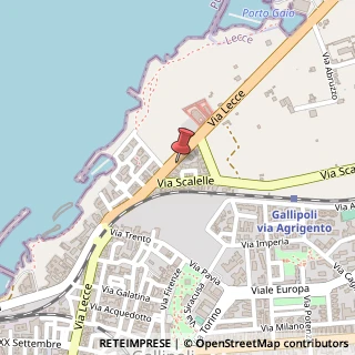 Mappa Via Lecce, 110, 73014 Gallipoli, Lecce (Puglia)