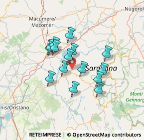 Mappa Via Oristano, 09080 Neoneli OR, Italia (11.278)
