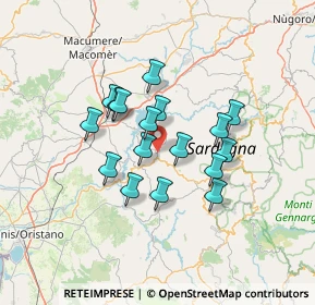 Mappa Via Oristano, 09080 Neoneli OR, Italia (11.46471)
