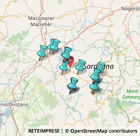 Mappa Via Oristano, 09080 Neoneli OR, Italia (11.15867)