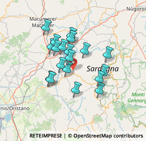 Mappa Via Oristano, 09080 Neoneli OR, Italia (11.60947)