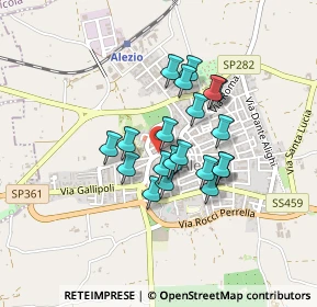 Mappa Via Provenzano, 73011 Alezio LE, Italia (0.34)