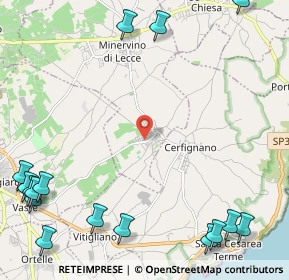 Mappa Via Ugo Foscolo, 73020 Santa Cesarea Terme LE, Italia (3.76875)