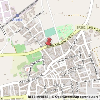 Mappa Via Roma, 388/392, 73011 Alezio, Lecce (Puglia)
