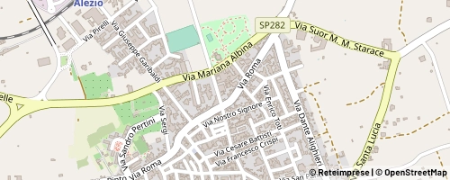 Mappa Alezio