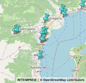 Mappa Viale G. E. Falck, 22014 Dongo CO, Italia (1.82182)