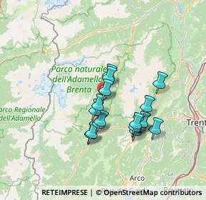 Mappa Via Pozze, 38080 Caderzone Terme TN, Italia (11.14294)