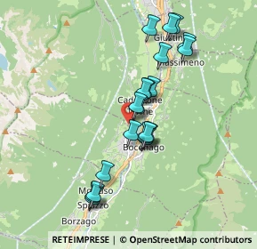 Mappa Via Pozze, 38080 Caderzone Terme TN, Italia (1.592)