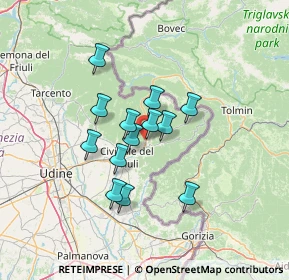 Mappa Strada di S. Giovanni d'Antro, 33049 San Pietro Al Natisone UD, Italia (9.95385)