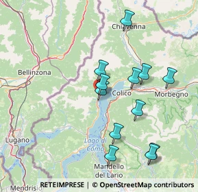 Mappa Dongo, 22014 Dongo CO, Italia (14.65333)