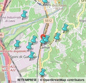 Mappa Str. del Dos di Lamar, 38121 Trento TN, Italia (0.92273)