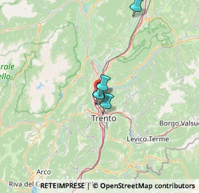 Mappa Str. del Dos di Lamar, 38121 Trento TN, Italia (45.455)