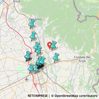 Mappa Via Verona, 33040 Povoletto UD, Italia (7.344)