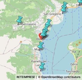 Mappa Via Cavour, 22014 Dongo CO, Italia (2.08583)