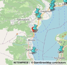 Mappa Via Cavour, 22014 Dongo CO, Italia (3.13917)