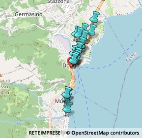 Mappa Piazza giulio Rubini, 22014 Dongo CO, Italia (0.5875)