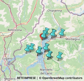 Mappa Piazza giulio Rubini, 22014 Dongo CO, Italia (9.992)