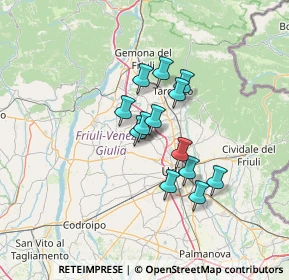 Mappa , 33030 Moruzzo UD, Italia (9.64308)