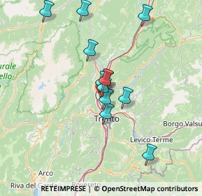 Mappa Via Salisburgo, 38121 Trento TN, Italia (11.555)