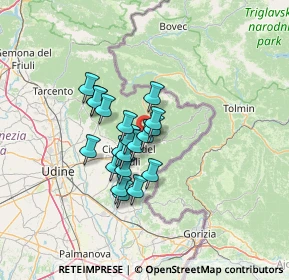 Mappa Via Vernasso, 33049 San Pietro Al Natisone UD, Italia (9.2125)