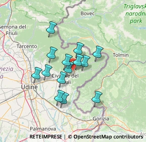 Mappa Via Vernasso, 33049 San Pietro Al Natisone UD, Italia (10.33643)