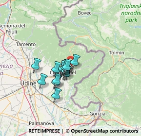 Mappa Via Vernasso, 33049 San Pietro Al Natisone UD, Italia (8.39143)