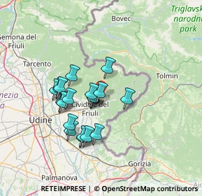 Mappa Via Vernasso, 33049 San Pietro Al Natisone UD, Italia (11.001)