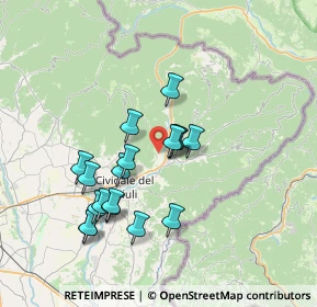 Mappa Via Vernasso, 33049 San Pietro Al Natisone UD, Italia (6.43778)