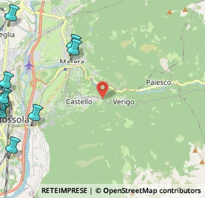 Mappa Via Togano, 28859 Trontano VB, Italia (3.54091)