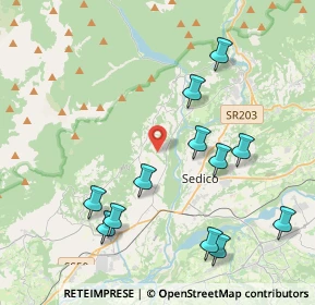 Mappa Nucleo Oregne ai Casai, 32037 Sospirolo BL, Italia (4.3875)