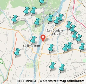 Mappa Via Camillo Benso Conte di Cavour, 33030 Dignano UD, Italia (9.6175)
